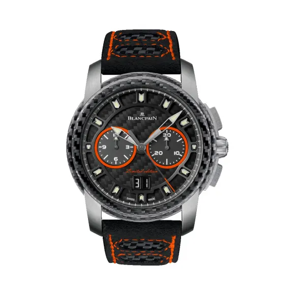 宝珀/Blancpain 开创系列 缎面磨砂钛金属 自动机械机芯 男表 R85F-1203-52B