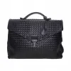 葆蝶家/Bottega Veneta 通用 黑色 羊皮 手提包 113095-V4651-1000