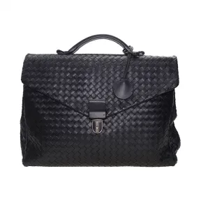 葆蝶家/Bottega Veneta 通用 黑色 羊皮 手提包 113095-V4651-1000