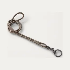 葆蝶家/Bottega Veneta 石灰色编织小羊皮钥匙扣 113540V001N2304