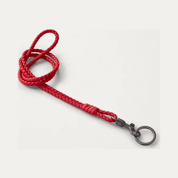 葆蝶家/Bottega Veneta INTRECCIATO编织小羊皮钥匙扣 113540V001N8913