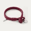 葆蝶家/Bottega Veneta INTRECCIATO编织小羊皮手链 113546V001D6337