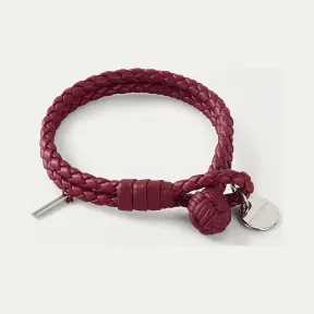 葆蝶家/Bottega Veneta INTRECCIATO编织小羊皮手链 113546V001D6337