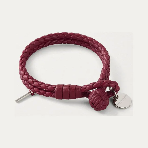 葆蝶家/Bottega Veneta INTRECCIATO编织小羊皮手链 113546V001D6337