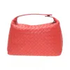 葆蝶家/Bottega Veneta  红色 羊皮 手提包 114087-V0016-6524
