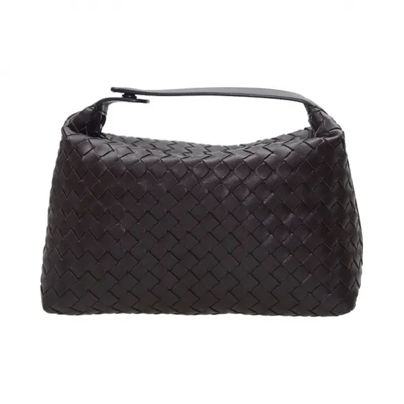 葆蝶家/Bottega Veneta  啡色 羊皮 手提包 114087-V001N-2040