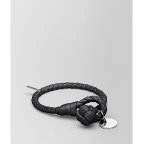 葆蝶家/Bottega Veneta 黑色编织小羊皮手链 114095V001D1000