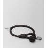 葆蝶家/Bottega Veneta 深咖啡色编织小羊皮手链 114095V001D2006