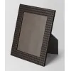葆蝶家/Bottega Veneta 深咖啡色INTRECCIATO编织小羊皮大号相框 139050V00132006