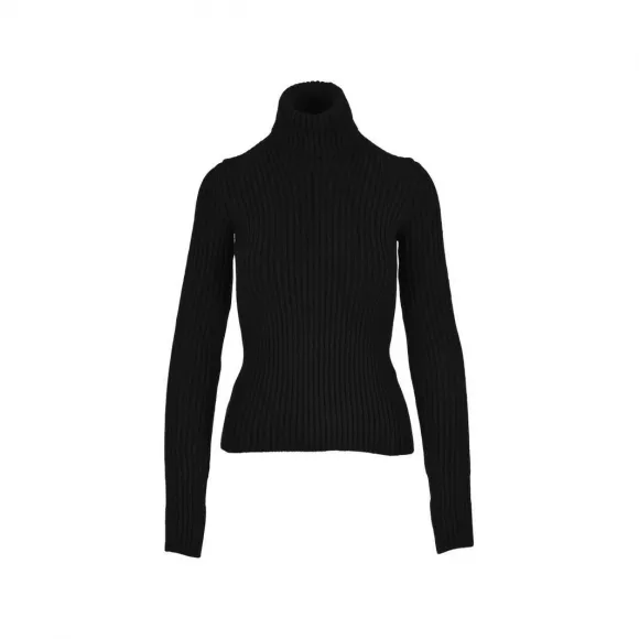 葆蝶家/Bottega Veneta 黑色 黑色高领罗纹针织 20A641065V08G0