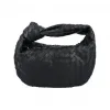 葆蝶家/Bottega Veneta 黑色 黑色小羊皮 Jodie 单肩包 22P690225VCPP0