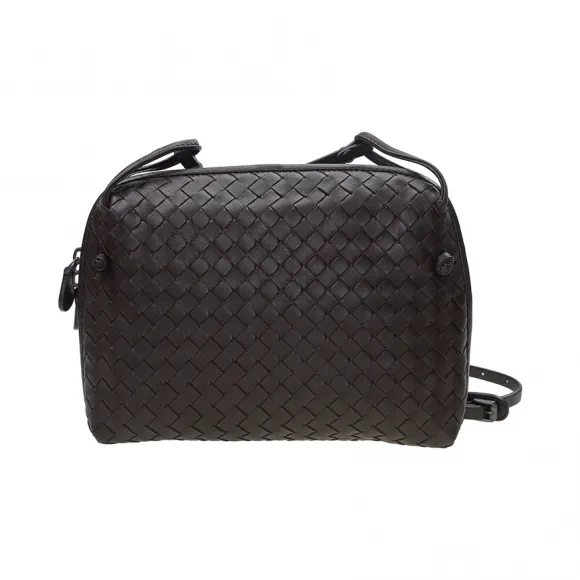 葆蝶家/Bottega Veneta  啡色 羊皮 手提包 245354-V0016-2040