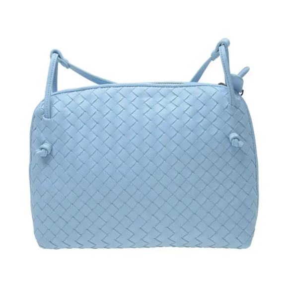 葆蝶家/Bottega Veneta  浅蓝色 羊皮 手提包 245354-V0016-4960