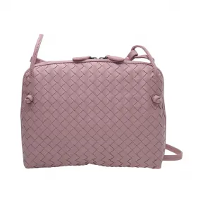 葆蝶家/Bottega Veneta  粉红色 羊皮 手提包 245354-V0016-5860