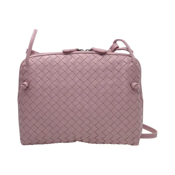 葆蝶家/Bottega Veneta  粉红色 羊皮 手提包 245354-V0016-5860