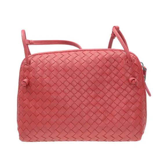 葆蝶家/Bottega Veneta  红色 羊皮 手提包 245354-V0016-6488