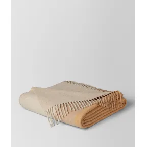 葆蝶家/Bottega Veneta IVORY YELLOW CASHMERE ATLANTIS BLANKET 2521114V2019275