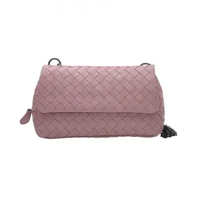 葆蝶家/Bottega Veneta  粉红色 羊皮 手提包 310774-V0016-5860