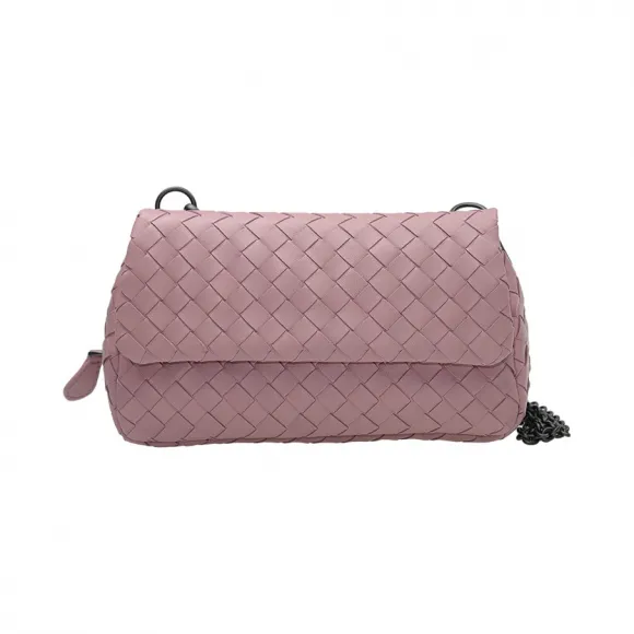 葆蝶家/Bottega Veneta  粉红色 羊皮 手提包 310774-V0016-5860