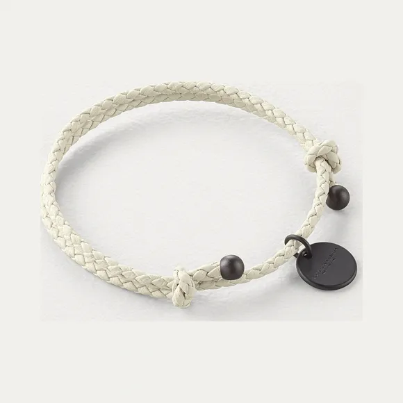 葆蝶家/Bottega Veneta INRECCIATO编织小羊皮手镯 339580V001N9630