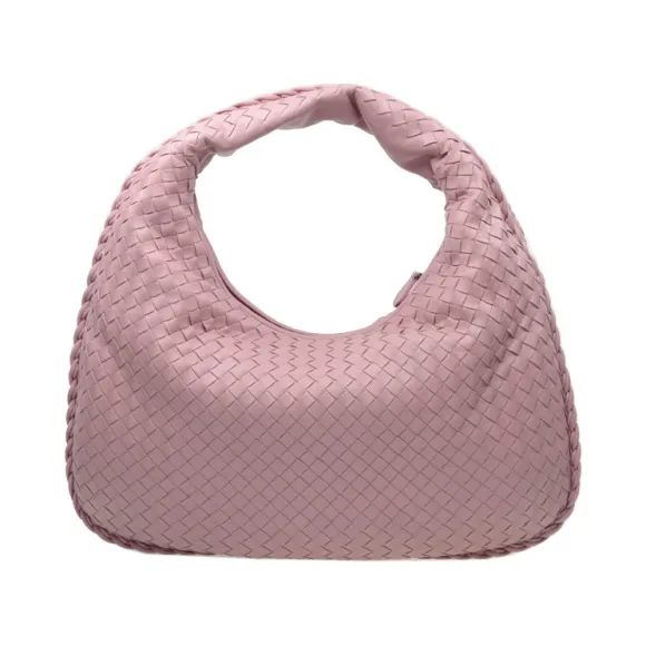 葆蝶家/Bottega Veneta  粉红色 羊皮 手提包 367637-V0016-5860