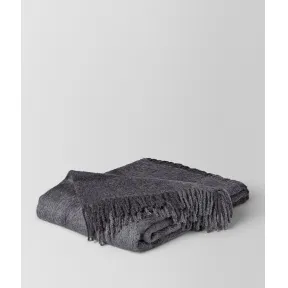 葆蝶家/Bottega Veneta 炭黑灰深灰色KAUNIS羊驼毛羊毛混纺毯 4334694V8121161