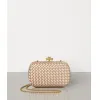 葆蝶家/Bottega Veneta INTRECCIATO编织 IMPERO CHAIN KNOT手拿包 498478VG0HH2725