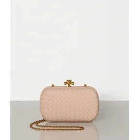 葆蝶家/Bottega Veneta CHAIN KNOT编织小羊皮手拿包 498478VO0BG6987