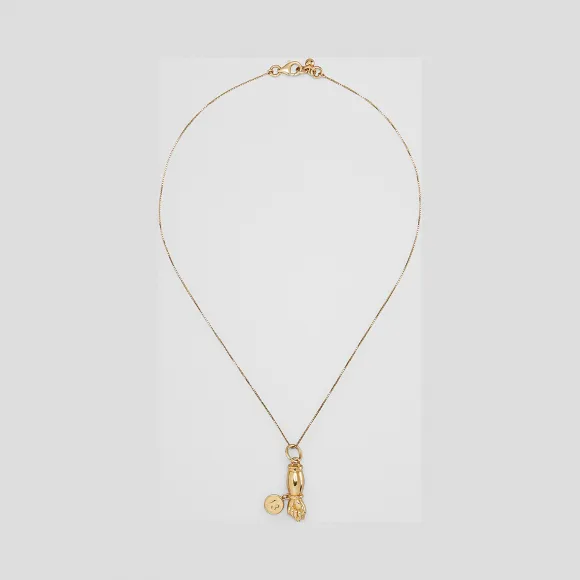 葆蝶家/Bottega Veneta 纯银吊坠项链 570653VAHU08120