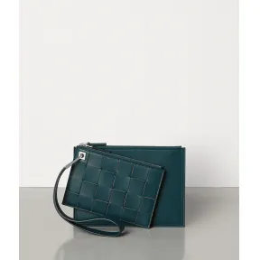 葆蝶家/Bottega Veneta 小号NAPPA小羊皮双袋手拿包 574049V0EKJ3013