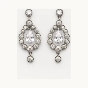 葆蝶家/Bottega Veneta 方晶锆石和纯银耳环 574632VL9199800