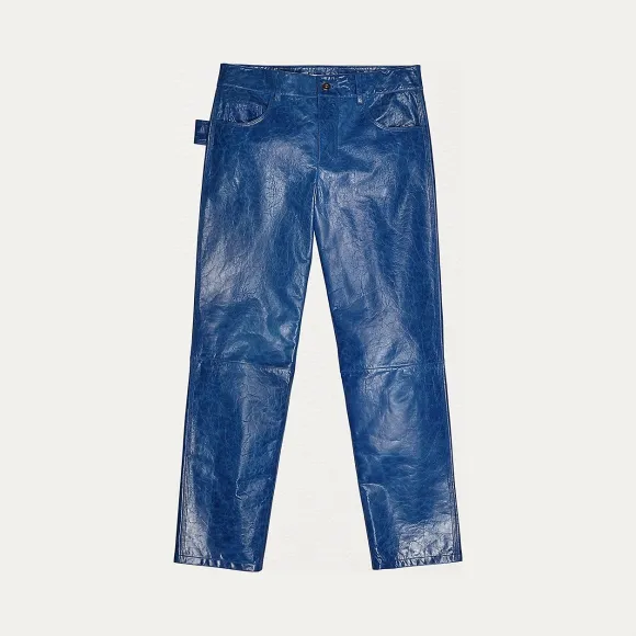 葆蝶家/Bottega Veneta 镜面小牛皮长裤 574636VF3J04248