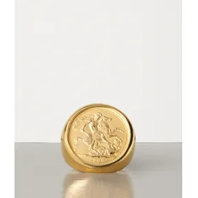 葆蝶家/Bottega Veneta 镀金纯银戒指 574956VAHU08120