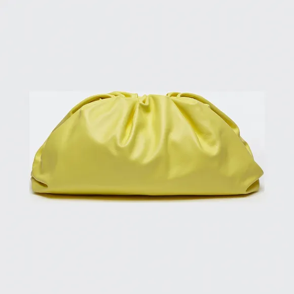 葆蝶家/Bottega Veneta 果冻黄 The Pouch手拿包 576227-VCP40-7421