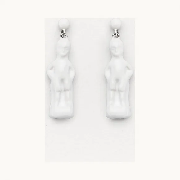 葆蝶家/Bottega Veneta 纯银和珐琅耳环 576489V50819000