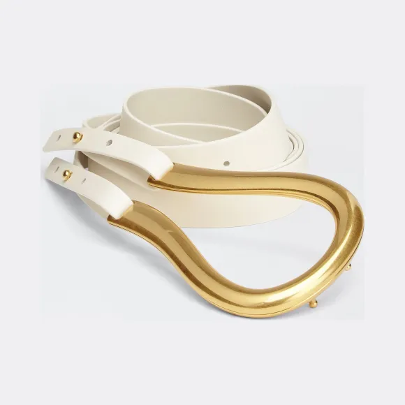 葆蝶家/Bottega Veneta 女士-皮带-小皮具-马衔扣腰带 577040VMAU19011