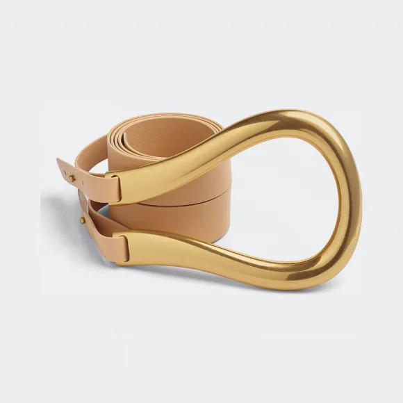 葆蝶家/Bottega Veneta 女士-皮带-小皮具-马衔扣腰带 577041VMAU12700