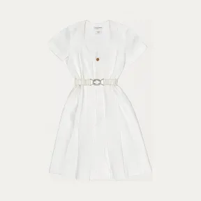 葆蝶家/Bottega Veneta 亚麻连衣裙 577129VA7C49161