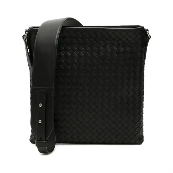 葆蝶家/Bottega Veneta 男士 黑色 牛皮 手提包 577534-VBOC6-1000