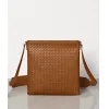 葆蝶家/Bottega Veneta 小号编织牛皮邮差包 577534VBOC62628