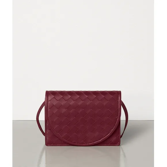 葆蝶家/Bottega Veneta INTRECCIATO编织小羊皮和小牛皮迷你斜挎包 577812VO0BH6206