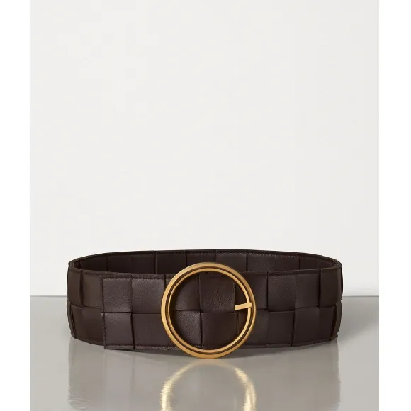 葆蝶家/Bottega Veneta INTRECCIATO编织小羊皮腰带 577933VMAY22127