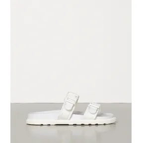 葆蝶家/Bottega Veneta 小牛皮和帆布凉鞋 578262VBPX19122