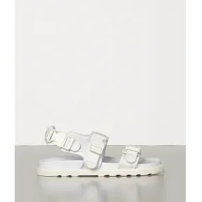 葆蝶家/Bottega Veneta 小牛皮和帆布凉鞋 578263VBPX19122