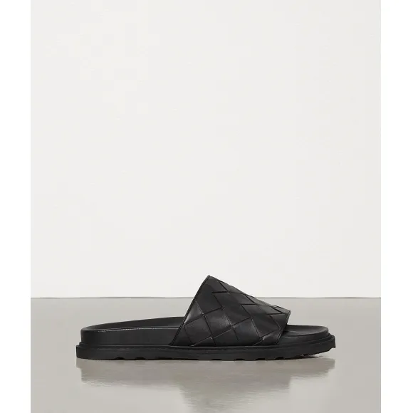 葆蝶家/Bottega Veneta INTRECCIATO编织小牛皮拖鞋 578264VT0301000