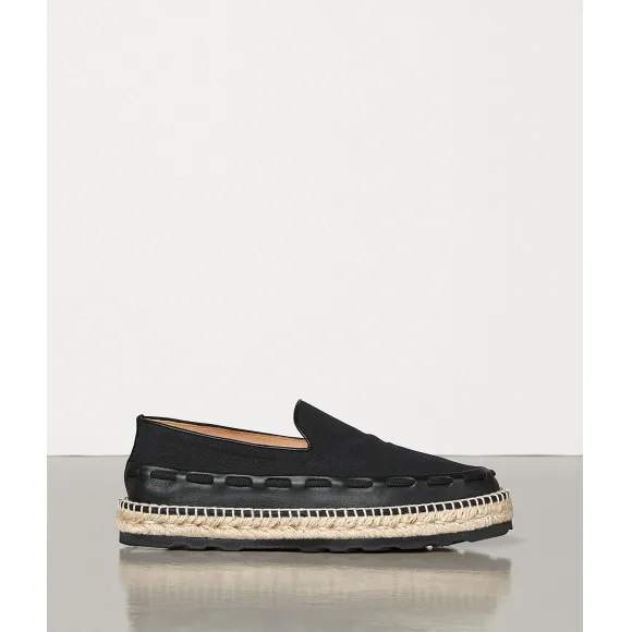 葆蝶家/Bottega Veneta 帆布和小牛皮麻底鞋 578266VT04X1000
