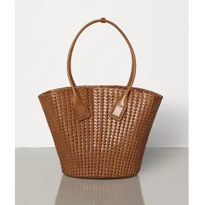 葆蝶家/Bottega Veneta 中号INTRECCIO编织RETE提篮袋 578342VMBA12650