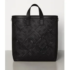 葆蝶家/Bottega Veneta 大号镂空哑光小牛皮托特购物袋 578350VMAV01000