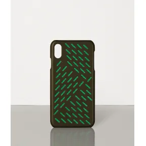 葆蝶家/Bottega Veneta 镂空PAPER小牛皮IPHONE XS MAX手机壳 580266VBOY03347