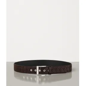 葆蝶家/Bottega Veneta INTRECCIATO编织小羊皮腰带 580673VO0BG2135